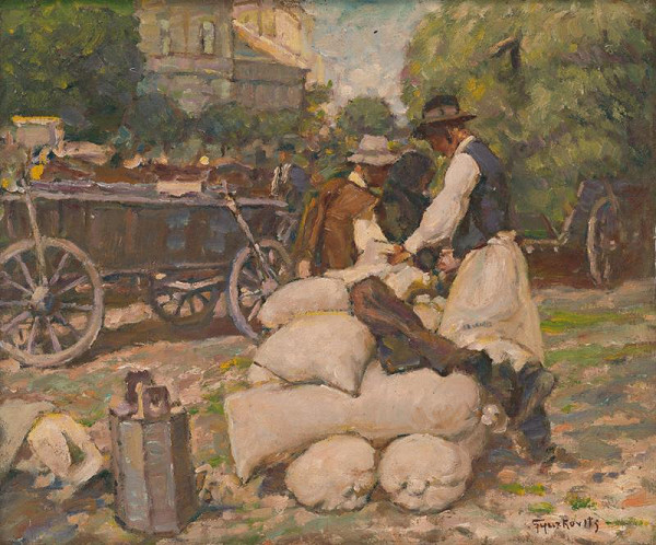 František Gyurkovits – Jarmok v Lučenci 