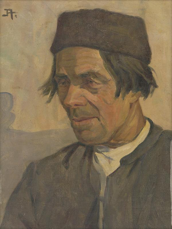 Jaroslav Augusta – Hlava starca -z Milotíc pri Kyjove 