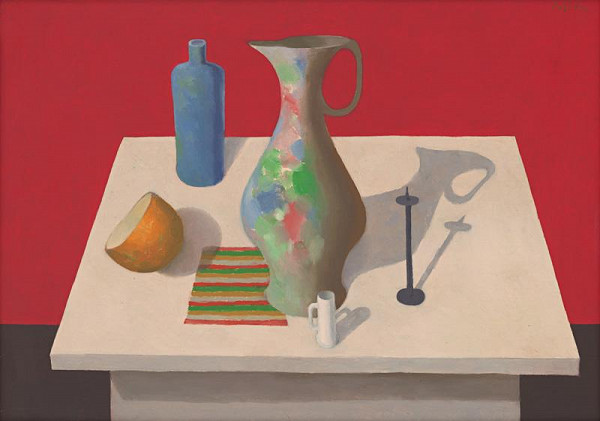 Milan Paštéka – Červené zátišie 