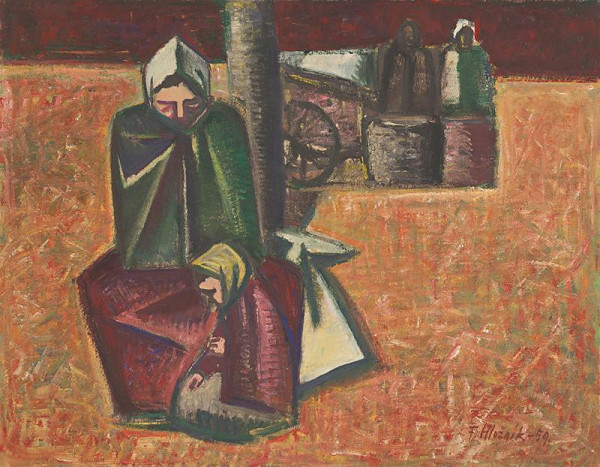 Ferdinand Hložník – Žena s dieťaťom 