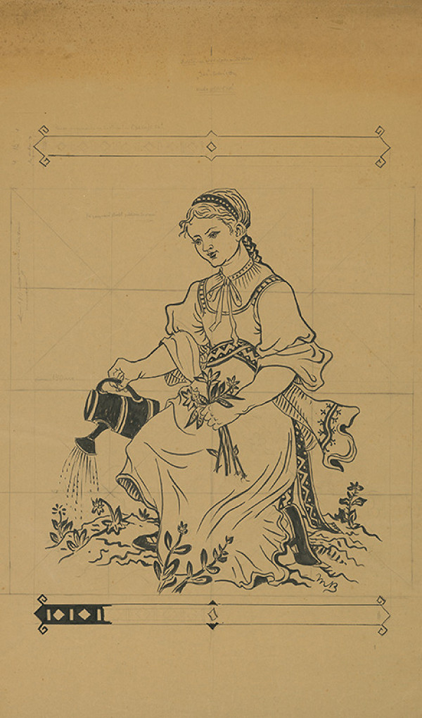 Martin Benka – Návrh na sgraffito 