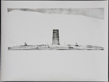 Ladislav Beisetzer, Ladislav Snopek, Imrich Vysočan, Neznámy autor – Pomník SNP "Vápenka" v Nemeckej. Frontálny pohľad. 