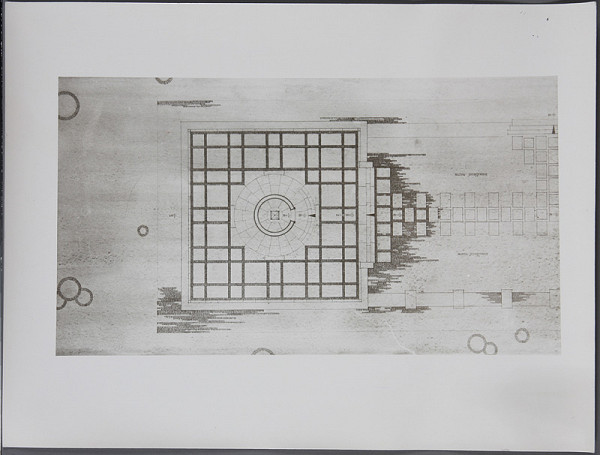 Ladislav Beisetzer, Ladislav Snopek, Imrich Vysočan, Neznámy autor – Pomník SNP "Vápenka" v Nemeckej. Pôdorys prízemia. 