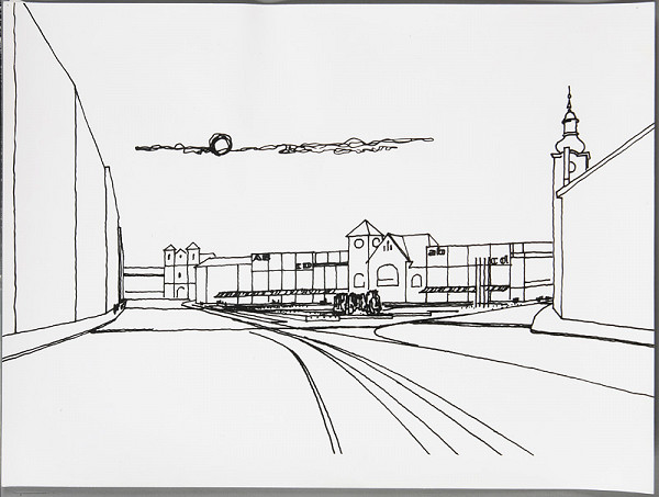 Ladislav Beisetzer, Ladislav Snopek, Neznámy autor – Súťaž na pomník SNP v Bratislave. Štúdia umiestnenia pomníka. 