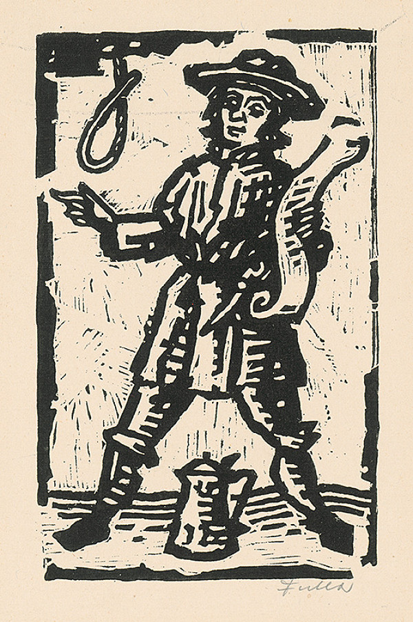 Ľudovít Fulla – Villon pod šibenicou 