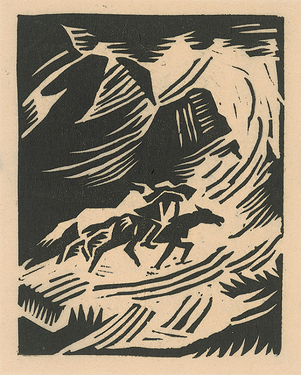 Ľudovít Fulla – Jazdci 