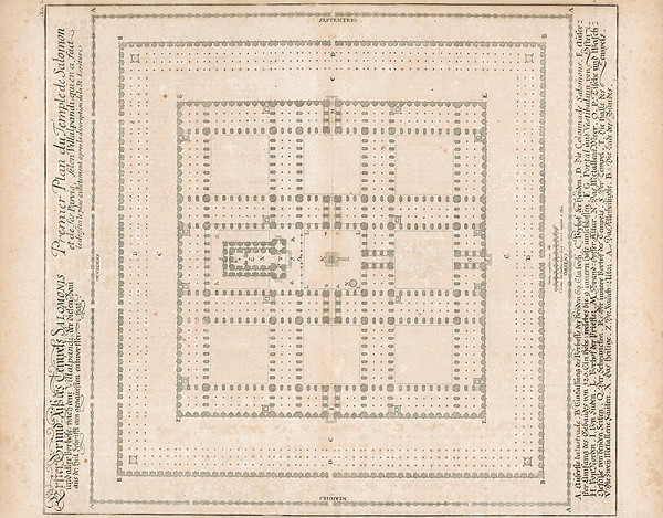 Johann Bernhard Fischer von Erlach, Johann Ulrich Krauss – Prvý plán Šalamúnovho chrámu