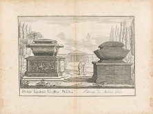 Johann Bernhard Fischer von Erlach – Zobrazenie náhrobkov starých grékov  