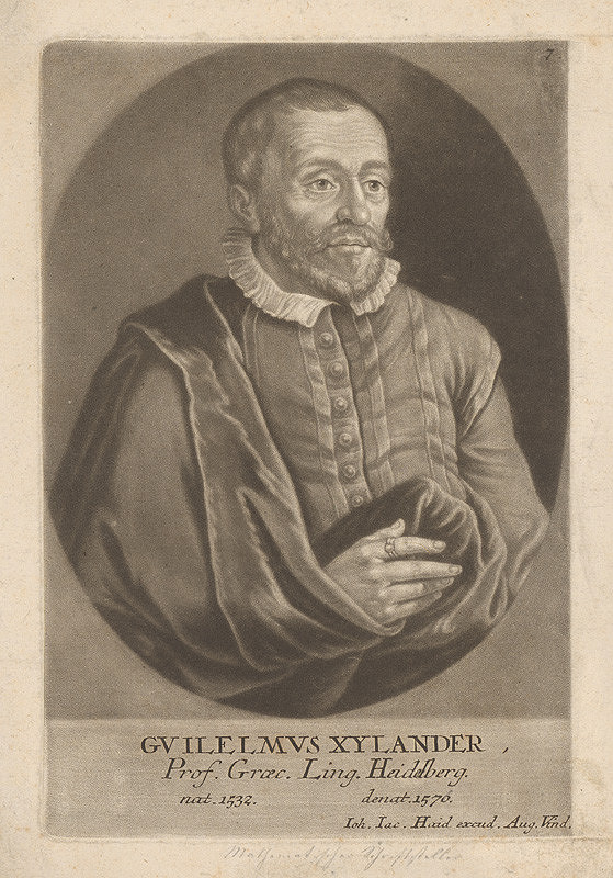 Johann Jacob Haid – Profesor Guilelmus Xylander 