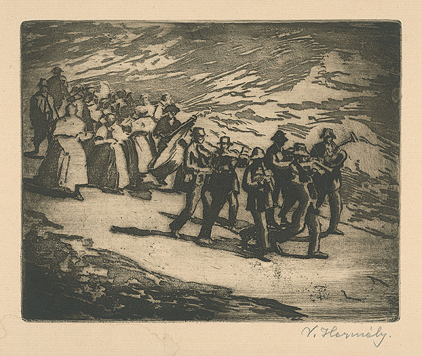 Viktor Hermély – Svadobný sprievod 