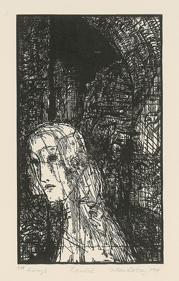 Dušan Kállay – 3. ilustrácia ku knihe W.Shakespeara Hamlet 