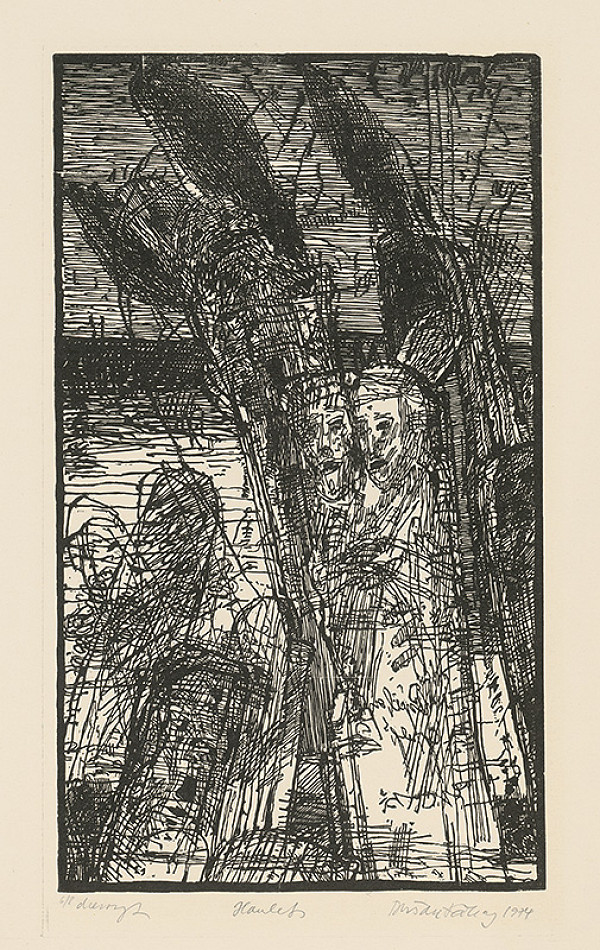 Dušan Kállay – 7. ilustrácia ku knihe W.Shakespeara Hamlet