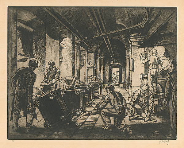 Gejza Angyal – Práca v šmelcovni 