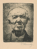 Viktor Hermély – Portrét starca 