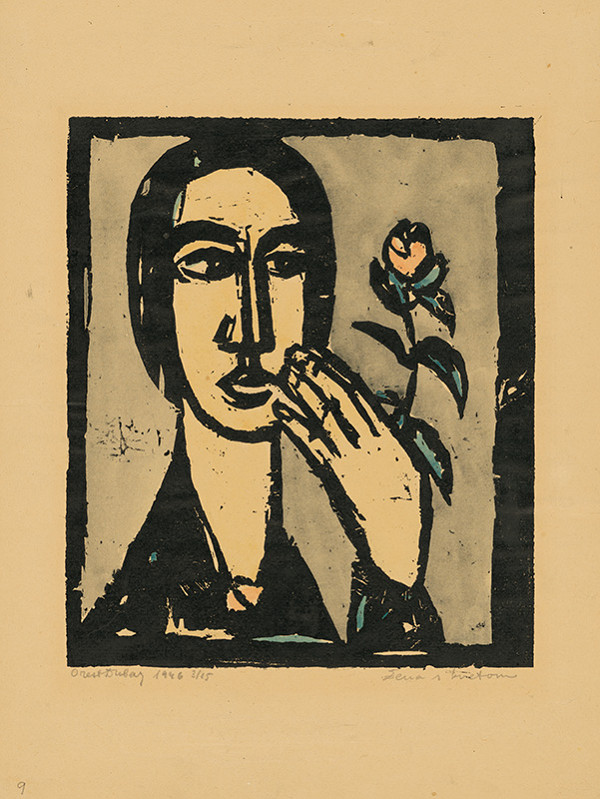 Orest Dubay – Žena s kvetom 