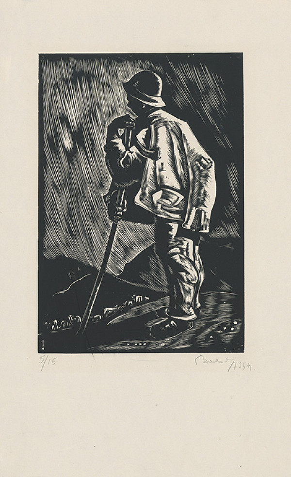 Július Szabó – Pastier na horách 