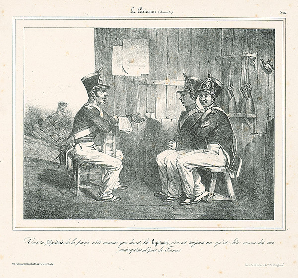 Francúzsky autor z 30. rokov 19. storočia, Francúzsky autor, Louis Henri de Rudder – Hodnosti sa dedia...ako hlúposť 