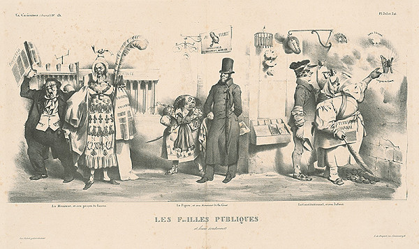 Charles Philipon, Francúzsky karikaturista z 30. rokov 19. storočia – Noviny a ich pasáci 