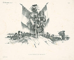 Édouard Wattier, Francúzsky karikaturista z 30. rokov 19. storočia – Somár naložený relikviami 