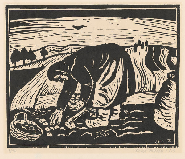 Ernest Zmeták – Vyberanie zemiakov 