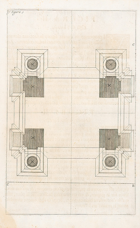 Andrea Pozzo, Giacomo Böemo Komarek – Fig.1. Plán 