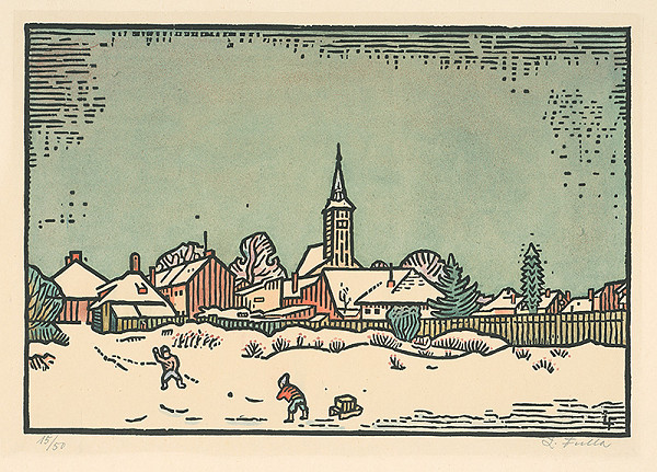 Ľudovít Fulla – Martin v zime 