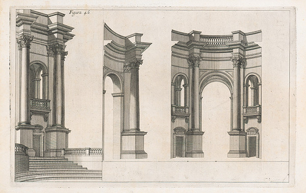 Andrea Pozzo, Giacomo Böemo Komarek – Fig.46. - Ako sa robia jednotlivé časti a ich rozmery 