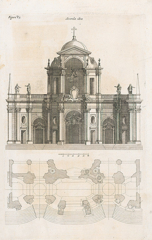 Andrea Pozzo, Giacomo Böemo Komarek – Fig.65. - Druhý oltár s tým istým efektom,trochu zmeneným 