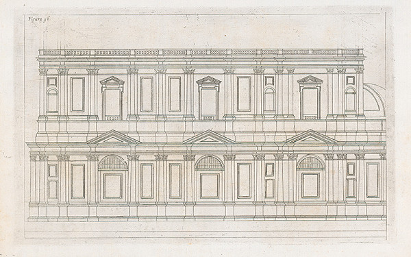 Andrea Pozzo, Giacomo Böemo Komarek – Fig.96. - Vonkajšia strana toho istého kostola 