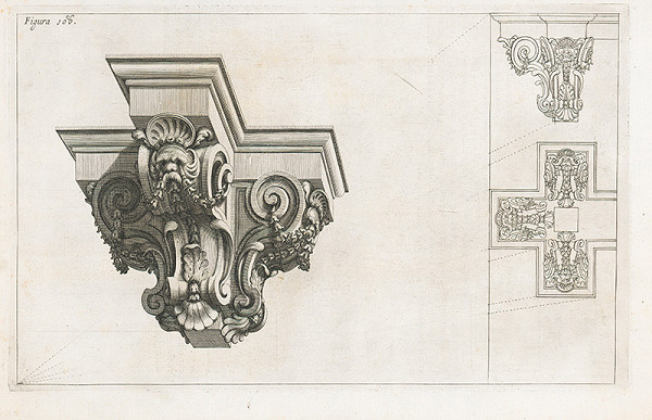 Andrea Pozzo, Giacomo Böemo Komarek – Fig.108. - Konzoly zdobené iným spôsobom 