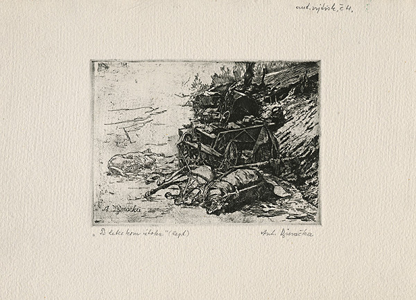 Anton Djuračka – Po leteckom útoku 