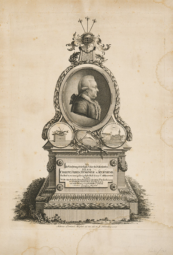 Andreas Leonhard Moeglich – Podobizeň CH.F.Stromera von Reichenberg 