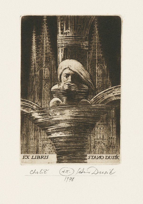 Stanislav Dusík – Chrlič - Exlibris Stano Dusík