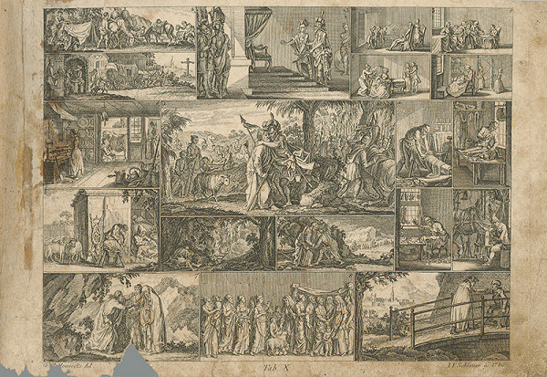 Johann Friedrich Schleuen, Gottfried Chodowiecki – Privítanie Jozefa 