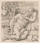 Carlo Cesio, Annibale Carracci – Diana a Endymion Tab.II. 