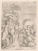 Carlo Cesio, Annibale Carracci – Polyphemus a Galatea,Tab.VII. 