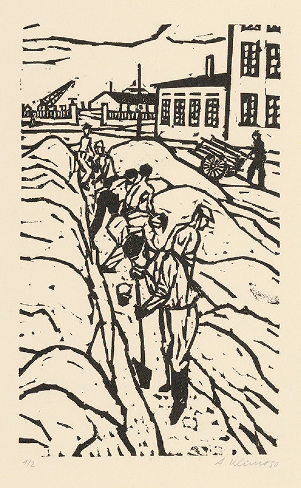 Alojz Klimo – Kopanie kanálu 