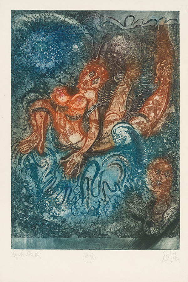 Gabriel Štrba – Nymfa a Poseidón 