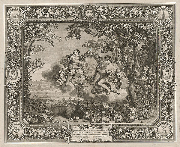 Charles Le Brun, Sebastien Le Clerc st. – Bakchus, patrón dobrej úrody hrozna 