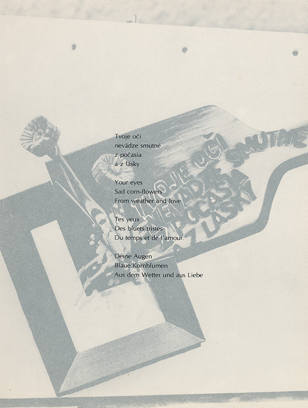 Juraj Meliš – Vizuálna poézia IX. 