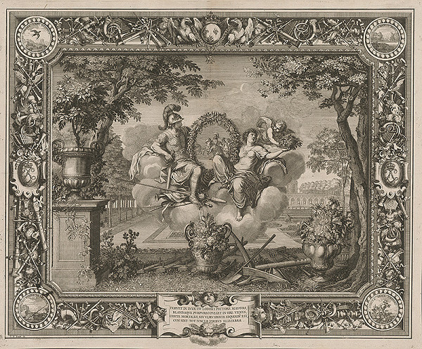 Charles Le Brun, Sebastien Le Clerc st. – Oslava vojenských víťazstiev Ľudovíta XIV. 