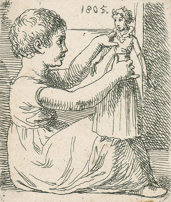 Josef Bergler ml. – Dievčatko s bábikou 