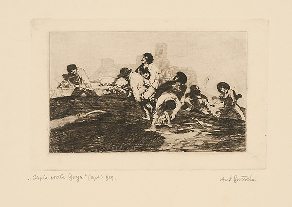 Anton Djuračka – Kópia podľa Goyu 