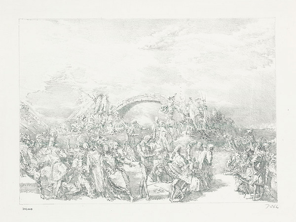 Werner Tübke – Vystavenie sv.Sebestiána 