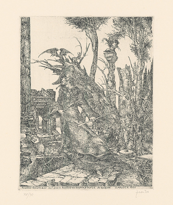 Heinz Zander – Počestný románik na večernej prechádzke cez arkády