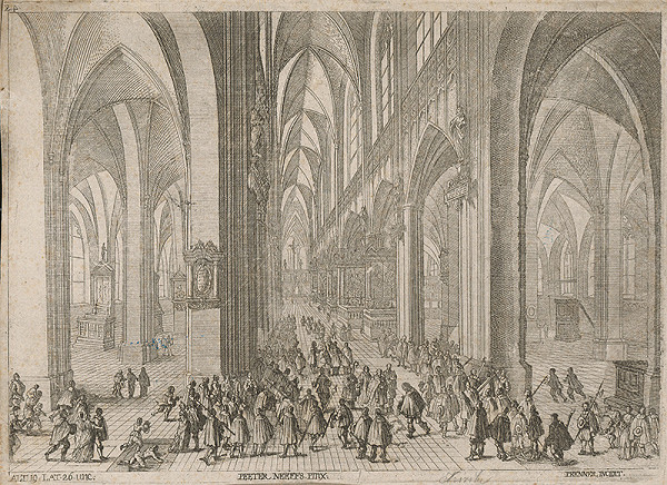 Anton Jozef Prenner, Peeter Neeffs – Interiér chrámu 