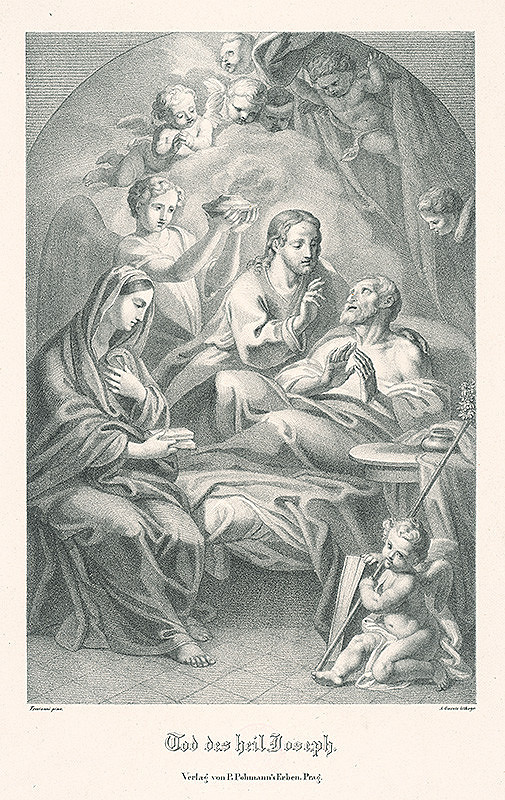 Anton Gareis st., Angelo Trevisani – Smrť sv. Jozefa 