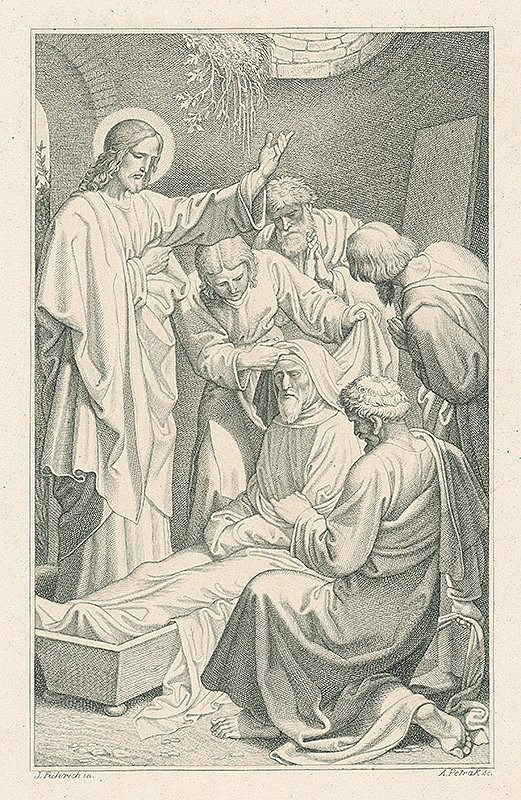 Alois Petrák, Josef Führich – Kristus uzdravuje nemocných 