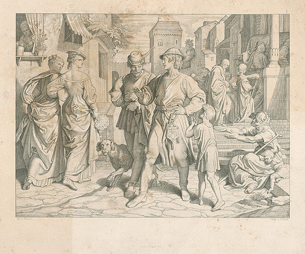 Alois Petrák, Josef Führich – Na ulici 