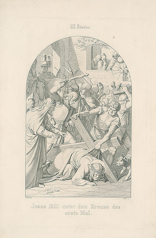 Vendelín Želísko, Josef Führich – Ježiš padá pod krížom 